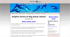 Desktop Screenshot of dolphinessence.com